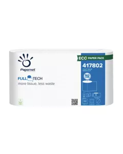 Papernet Full Tech Toilet Roll, 2 ply, 411189