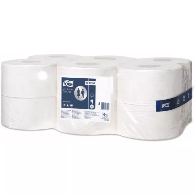 Tork Mini Jumbo Toilet Roll, 120238